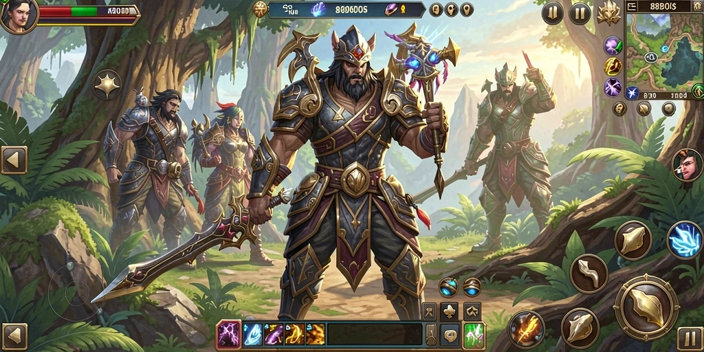 Tampilan gameplay seru dari 88BOS dalam petualangan MMORPG.