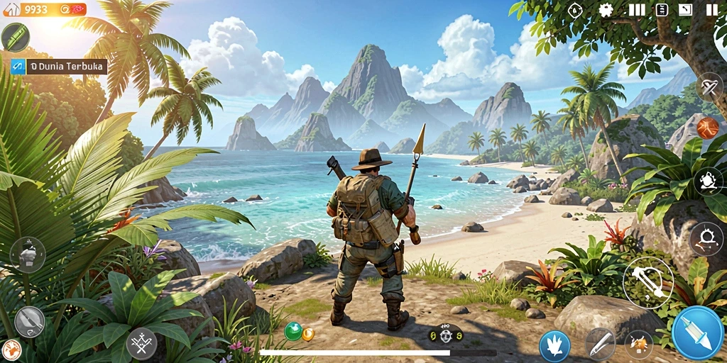 Tampilan gameplay menakjubkan di dunia terbuka 9939.