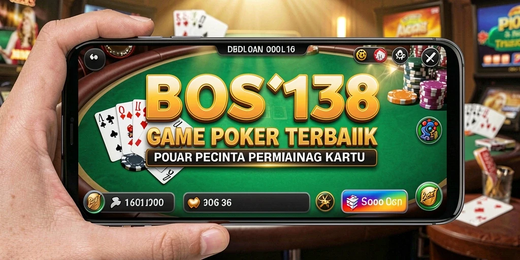 Screenshot gameplay BOS138 menampilkan suasana meja Poker yang mendebarkan.