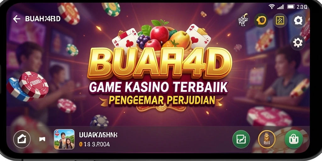 Tangkapan layar gameplay BUAH4D menampilkan suasana kasino yang mengasyikkan.