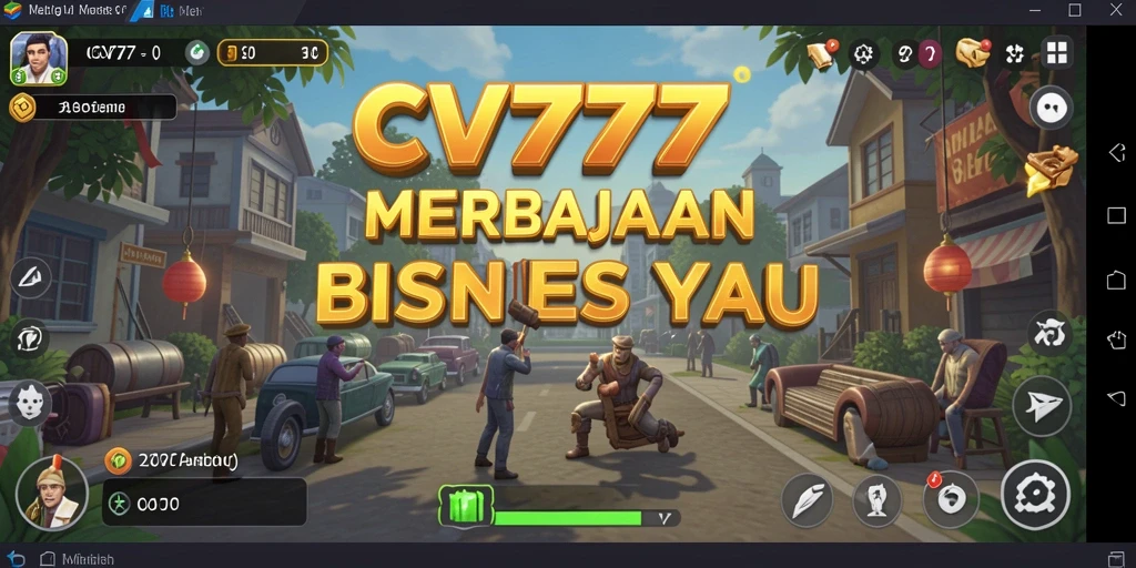 Gameplay CV777 yang menampilkan pengelolaan bisnis yang mendalam.