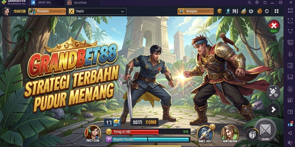Tampilan gameplay seru dan menantang di GRANDBET88.