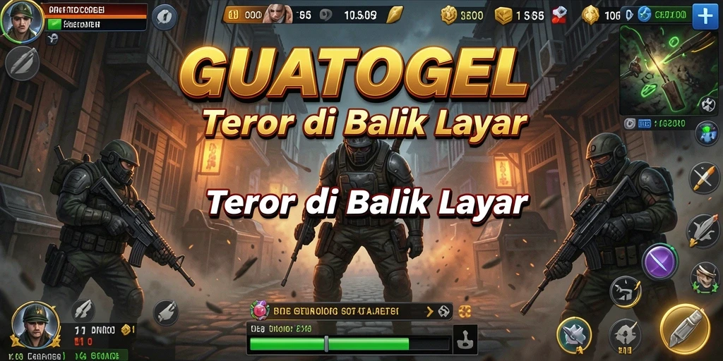 Tampilan gameplay GUATOGEL yang mencekam dan penuh ketegangan.