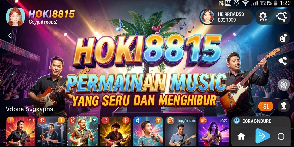 Tampilan gameplay HOKI8815 yang menarik dan penuh warna.