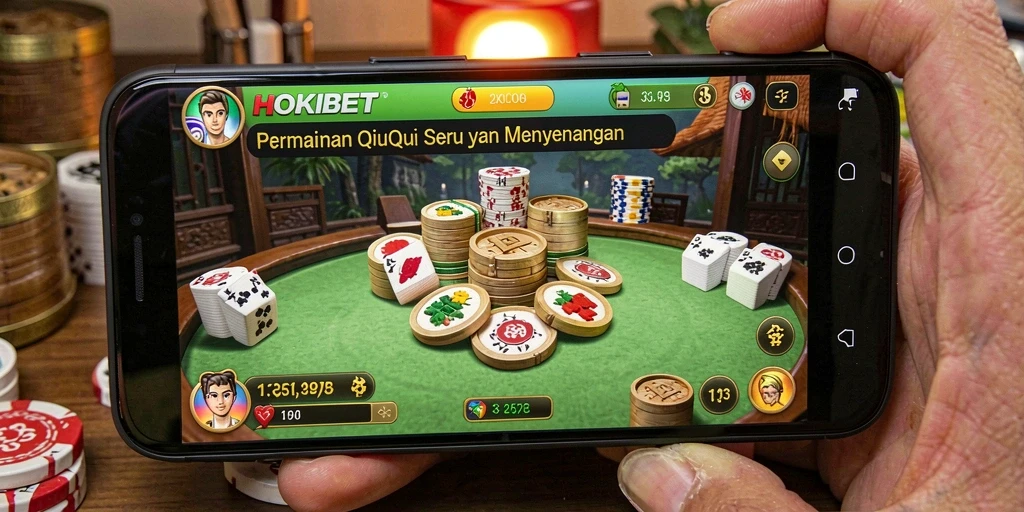 Tangkap momen seru saat bermain QiuQiu di HOKIBET.