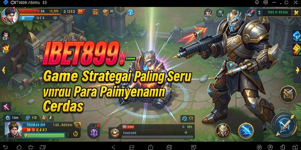Tampilan gameplay strategis yang mendebarkan di IBET899.