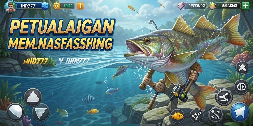Tampilan dari gameplay IND777 yang menakjubkan saat memancing ikan.