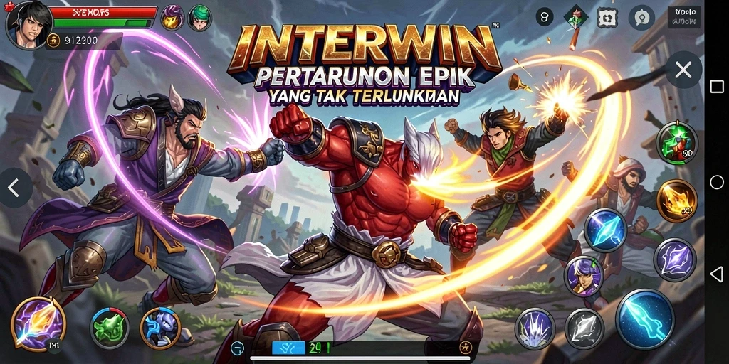 Gameplay seru dengan karakter unik dan pertempuran intens.