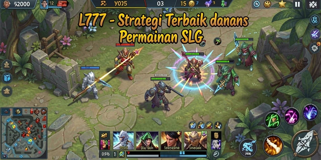 Tampilan menakjubkan dari gameplay strategi L777.
