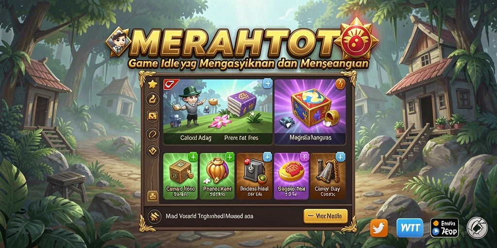Screenshot gameplay MERAHTOTO menampilkan suasana santai dan menarik.