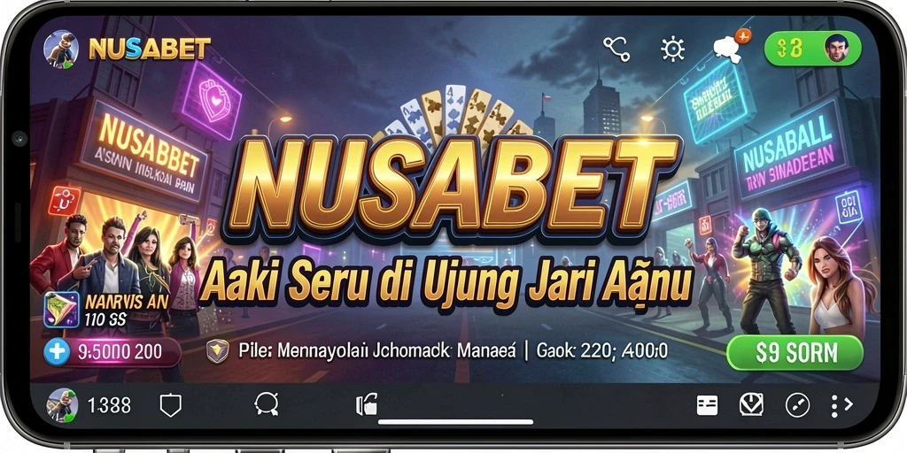 Screenshot gameplay NUSABET yang menampilkan karakter dalam aksi pertarungan.