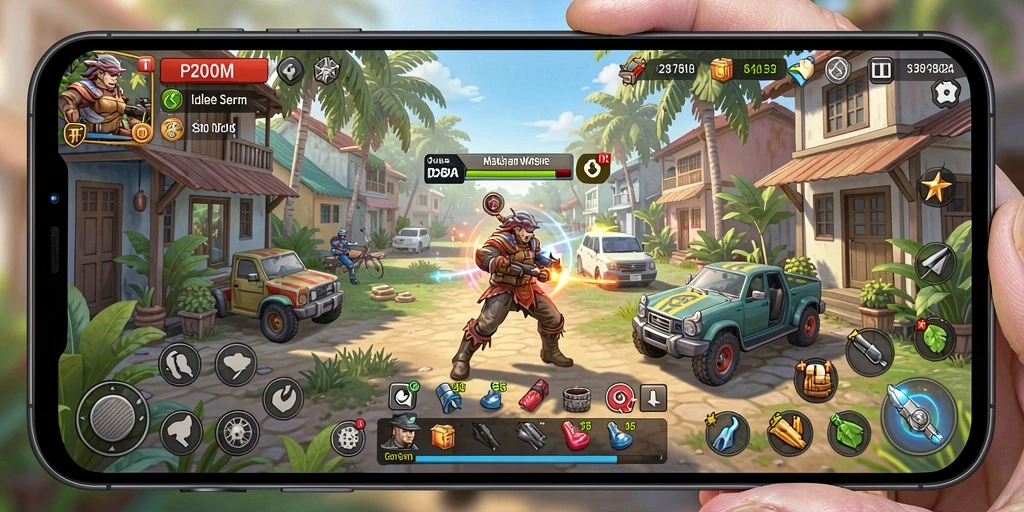 Tangkapan layar P200M menampilkan gameplay Idle yang mengasyikkan.
