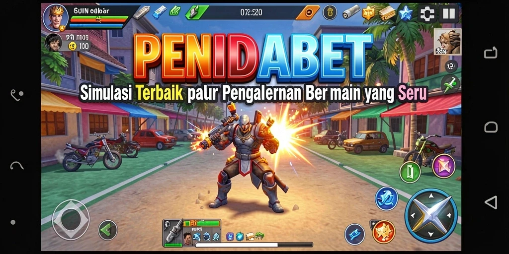 Tampilan gameplay PENIDABET yang menarik dan penuh warna.