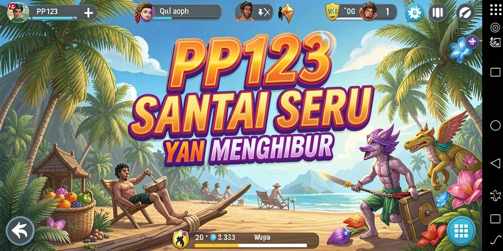 Tampilan menarik dari gameplay PP123 yang seru dan menghibur.